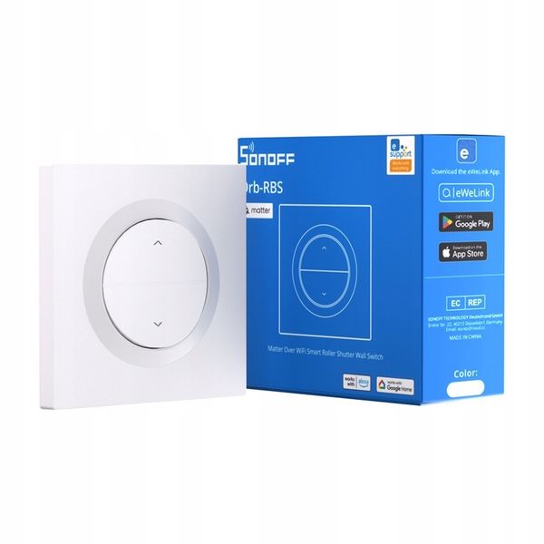 Sonoff MINI-RBS-E Orb-RBS Smart Przełącznik Ścienny Do Rolet WiFi Matter zdjęcie 1