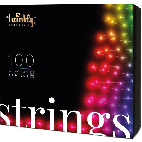 Inteligentne lampki choinkowe Twinkly Strings 100 LED RGB 8 m zdjęcie 1