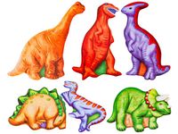 DLA DZIECI ZRÓB TO SAM  ZESTAW STWÓRZ MAGNES,  DINOZAURY