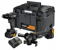 DEWALT ZESTAW COMBO 18V DCK2223MP2T (DCD86M, DCG45M) 2x5,0Ah TSTAK MCLAREN
