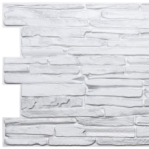 Dekoracyjne Panele Ścienne 3D PCV kamień szary White Rock na Arena.pl