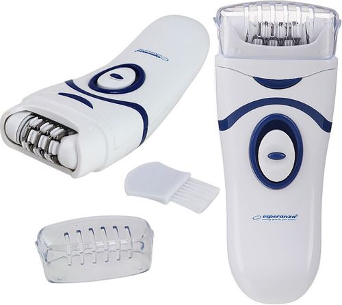 DEPILATOR ESPERANZA COPACABANA BATERYJNY Z 16 PĘSETAMI 2 PRĘDKOŚCI +NASADKA na Arena.pl