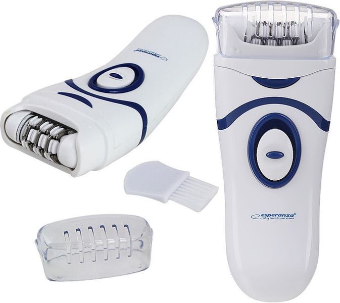 DEPILATOR ESPERANZA COPACABANA BATERYJNY Z 16 PĘSETAMI 2 PRĘDKOŚCI +NASADKA zdjęcie 4