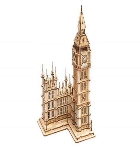 BIG BEN drewniane Puzzle 3D model składany 220el na Arena.pl