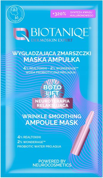 BIOTANIQE DERMOSKIN EXPERT BOTOLIFT MASKA AMPUŁKA 10 ML zdjęcie 1