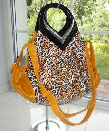 TOREBKA LEOPARD BRĄZOWA CENTKI na Arena.pl