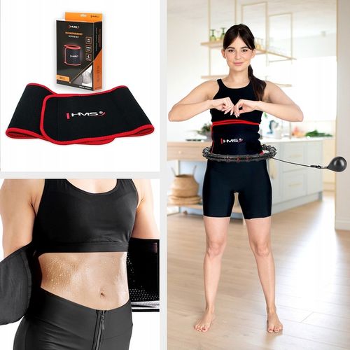 ZESTAW HULA HOP HHW02 Z WYPUSTKAMI I OBCIĄŻNIKIEM HMS + PAS BR163 na Arena.pl