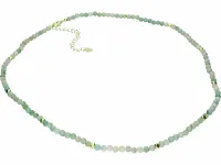 ELEGANCKI POZŁACANY SREBRNY NASZYJNIK APATYT MARZENIA KREATYWNOŚĆ WYOBRAŹNI