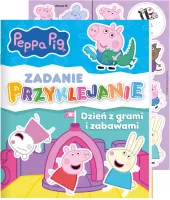 Peppa Pig. Peppa Pig. Zadanie przyklejanie. Dzień z grami i zabawami