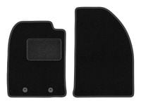 Welurowe dywaniki przednie Ford Fusion 2002-2005 hatchback czarne