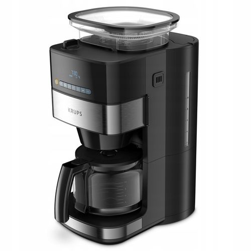 Ekspres przelewowy z wbudowanym młynkiem żarnowo-stalowy KRUPS KM8328 na Arena.pl