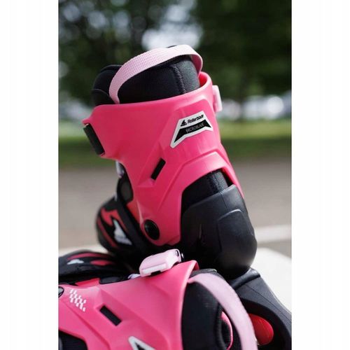 Rolki dziecięce Rollerblade Microblade Jr black/pink 36.5-40.5 EU na Arena.pl