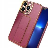 new kickstand case etui do iphone 12 z podstawką czerwony