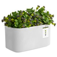 Doniczka osłonka ceramiczna Biała 25,5 cm H13,5 cm Połysk