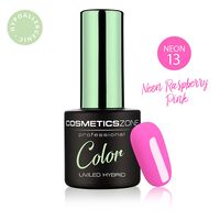 Cosmetics Zone Lakier hybrydowy różowy 7ml – Neon Raspberry Pink N13