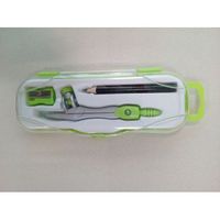 CYRKIEL SZKOLNY PC-102 Z OŁÓWKIEM ZIELONY 0125