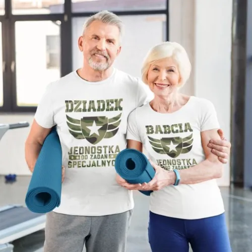 KOSZULKI NA DZIEŃ BABCI I DZIADKA PREZENT JEDNOSTKI DO ZADAŃ SPECJALNYCH na Arena.pl