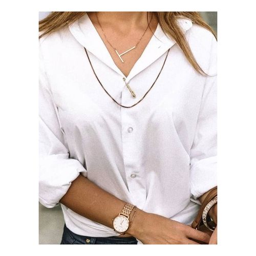 Naszyjnik stal chirurgiczna literka T platerowana złotem NST995T na Arena.pl