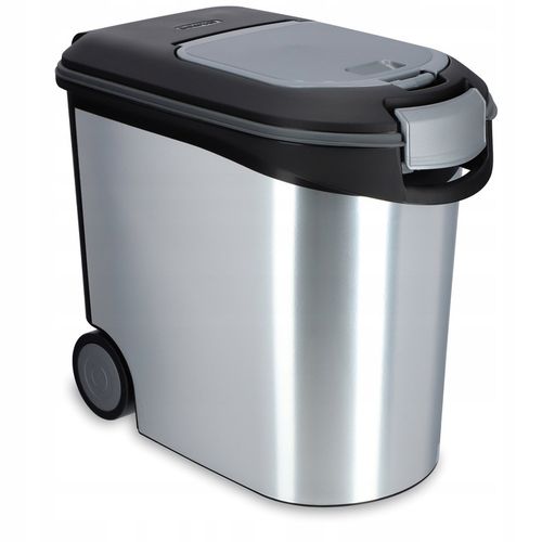 CURVER POJEMNIK NA KARMĘ DLA ZWIERZĄT 12kg SREBRNY na Arena.pl