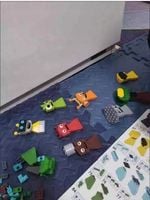 INCREDIBOX SPRUNKI KLOCKI FIGURK ZESTAW 3D zabawka z klocków Prezent