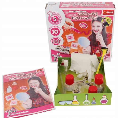 Manufaktura szminek i błyszczyków eksperymenty 8+ Trefl Science4YOU 61118 na Arena.pl