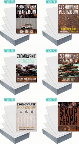 Ulotki A6 reklamowe firmowe 5000szt dużo różnych wzorów SZKOŁA JĘZYKOWA na Arena.pl
