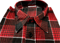 Koszula Robocza Flanelowa Leon Xxl Czerwona Wzrost 188 Kołnierzyk 45