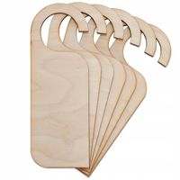 10x Zawieszka na klamkę sklejka decoupage 20x6-8cm