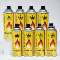 8 kartusze gazowe kartusz gazowy REX GAS nabój do kuchenki i palników