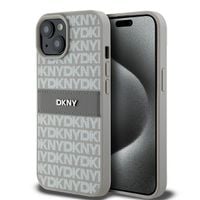Etui DKNY do iPhone 15 Plus, iPhone 14 Plus, Beżowy