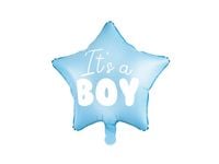 Balon foliowy gwiazdka niebieski It's a boy, 48 cm