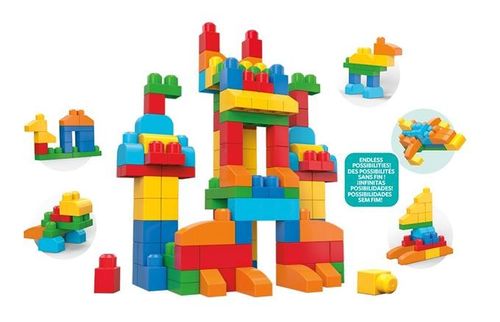 Mattel Mega Bloks First Builders Klocki 150 elementów Torba deluxe na Arena.pl