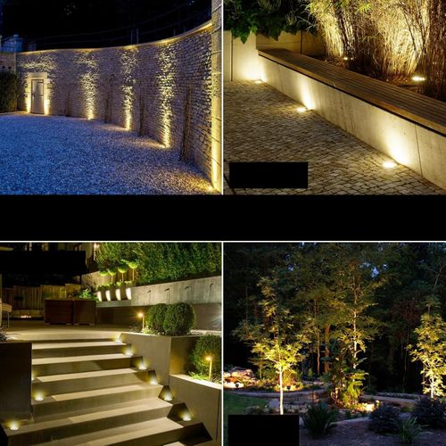 Oprawa wpuszczana do ogrodu Dailyart 3W ciepła biała IP65 4 szt POWYSTAWOWY na Arena.pl