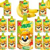 KUBUŚ Mus 100% Banan Jabłko 100 g x 12 sztuk