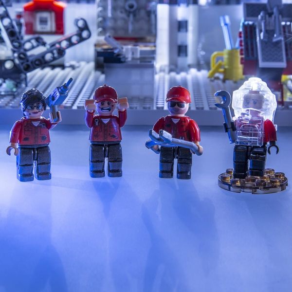 Laser Pegs Świecące Klocki Rally Garage Aleja Serwisowa 600El. 18205 zdjęcie 6