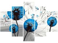 105CM 150CM ZEGAR 5 ELEM DMUCHAWCE NIEBIESKIM DRUK OBRAZ