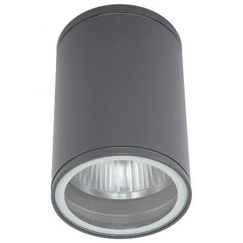 Downlight LAMPA zewnętrzna stropowa FOG 3403 Nowodvorski sufitowa OPRAWA ogrodowa outdoor IP44 tuba grafitowa zdjęcie 1