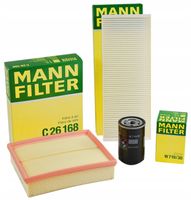 MANN ZESTAW KOMPLET FILTRÓW VW PASSAT B5 AUDI A4 B5 1.6 1.8 2.0