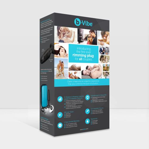 Plug analny - Bvibe Rimming Remote Control Plug Black na Arena.pl