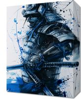 Obraz 30x40cm Samuraj w Błękicie