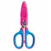 NOŻYCZKI SZKOLNE 135MM  NIEB.-RÓŻOWE GN265-NR 9338