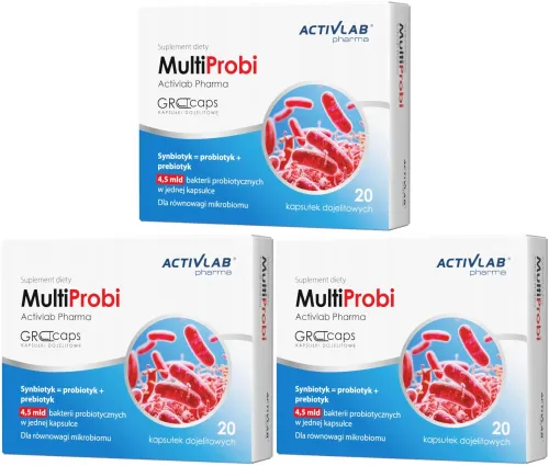 3x multiprobi activlab 20 kapsułek na Arena.pl