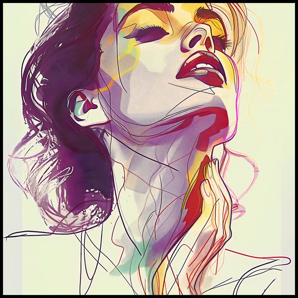 Plakat 100x100cm Płynność zdjęcie 2