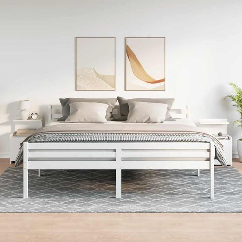 Szafki nocne 2 szt. z 2 szufladami białe 40x36,5x62 cm na Arena.pl