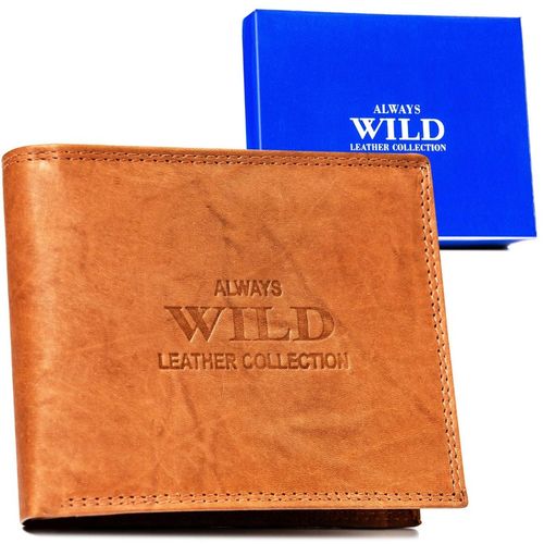 duży, skórzany portfel męski w orientacji poziomej - always wild na Arena.pl