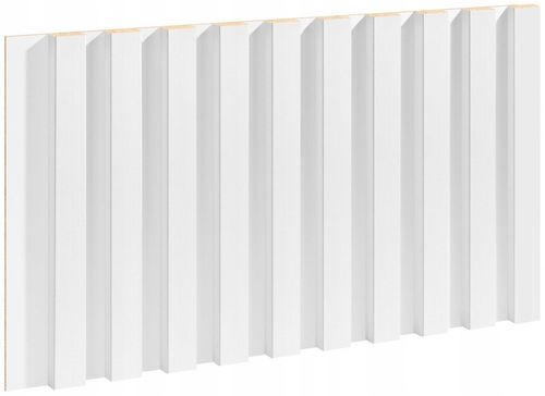 LAMELE ŚCIENNE BIAŁE NA PŁYCIE BIAŁEJ 510x2750mm na Arena.pl