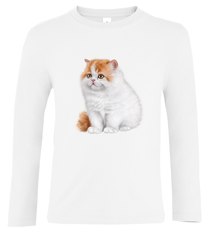 Bluzka tshirt z długim rękawem Kot na Arena.pl