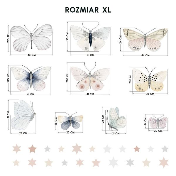 Naklejki Motyle DK409 L zdjęcie 6