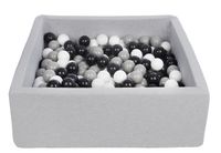 Suchy basen dla dziecka z piłeczkami 300szt, ok. 90x90 cm DUZY ZESTAW XXL