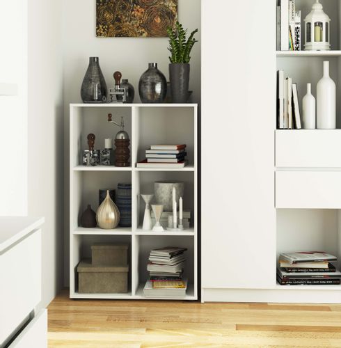 Regał QUAD 6 półek - biały na Arena.pl